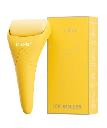 Dr.Roller Ice Roller ice scooter face Ice Roller Face Silicon Ice Face Roller for tightness and reduces the pores reduces swelling of the swelling of Migraine (yellow)