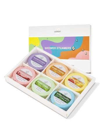 SEVICH Shower Steamers Aromatherapy Bomb Tablets - Spa Bath Bombs Kit Set 6 Pcs for Relaxation&Sinus Relief Home Spa  Gift for Mothers Friends