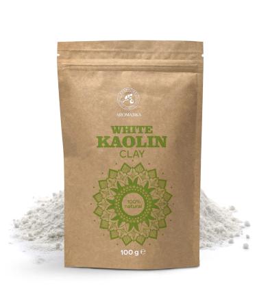 Kaolin White Tonerde Powder 100g - Chemical-Free Facial Cleanser & Cosmetic Clay for Masks Peeling Hair & Body Care - Buy Online on GoSupps.com