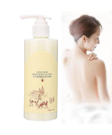 Natural Goat Milk Body Lotion | Strong Hydration & Skin Lightening | 250ml Moisturizing Cream for Dry Skin & Chicken Skin Care - Buy Online on GoSupps.com