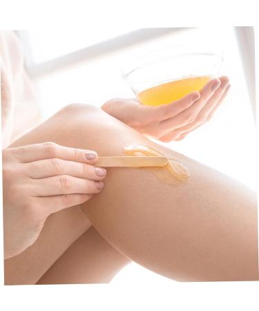 DOITOOL 200 Pieces Wax Paper & Wooden Sticks Set for Hair Removal - Nose Wax Wax Spatula & Hard Wax Strips - International Shipping Available - Buy Online on GoSupps.com