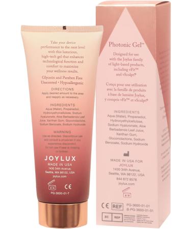Joylux Photonic Gel with Aloe Vera & Hyaluronic Acid - Moisturizing Formula for vFit Gold Intimate Health Device - 75mL (2.5 Fl Oz) - Buy Online on GoSupps.com
