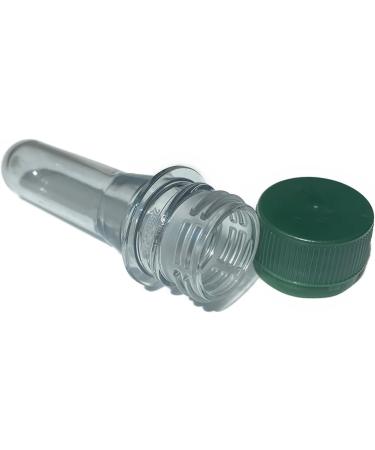 Flocoro Petlings 9cm Empty PET Preform with Lid - Green 10 Pieces | Waterproof Geocaching Accessories - Buy Online on GoSupps.com