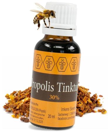 North Bush Propolis Tincture with 30% propolis from our own beekeeping - 20ml propolis drops of bees propolis extract - propolist tincture - beekeeping quality 20 ml (1 Pack) - Buy Online on GoSupps.com