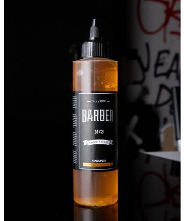 Barber Marmara Shaving Gel No3 (250ml) - Premium Squeeze Formula for Smooth Shaving | Buy Internationally - Buy Online on GoSupps.com