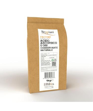 Beppiani Beppiani Ascorbic acid 1 kg 1 kg with doser - vitamin C - E 300 - soluble - food grade