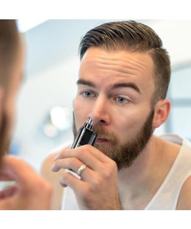 Nose hair trimmer for women battery operated nose trimmer durable waterproof shaver for home with battery without cable - Buy Online on GoSupps.com