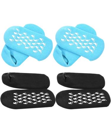 minkissy 2 Pairs Features Socks for Women Feet Moisturizing Spa Socks Spa Sock Foot Peel Calluses Socks Rough Skin Socks Moisturizer Socks Moisturizing Sock Essential Oil Miss Heel - Buy Online on GoSupps.com