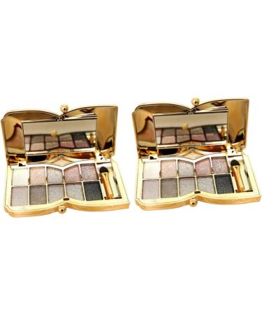 FOMIYES 2pcs Eyeshadow Pallete Eye Shadow Pearlescent Palette 1 count (Pack of 1) As Shownx2pcs - Buy Online on GoSupps.com