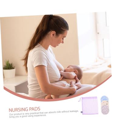 5 Sets of Reusable Washable Breast Pads for Breastfeeding - Anti-Galactorrhea Cushions & Essentials for Mothers - Buy Online on GoSupps.com