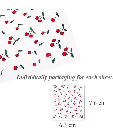 IHUKEIT 10 Pack Cute Nail Stickers for Kids - Fun Animal, Fruit & Flower Designs | Self-Adhesive Nail Decals - Buy Online on GoSupps.com