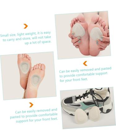 FRCOLOR Felt Foot Pads for High Heels - 4 Pairs Metatarsal Cushions for Women Dress Shoes - Comfortable Forefoot Insoles & Tongue Pads - Ideal for Pumps & Heels - Buy Online on GoSupps.com