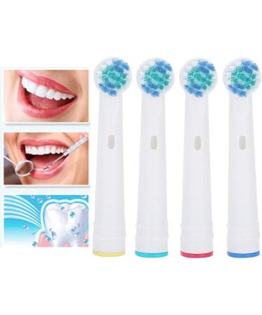Verdant Touch Electric Toothbrush Replacement Heads - 4 Interchangeable Sound Toothbrush Accessories for Optimal Oral Care - Buy Online on GoSupps.com