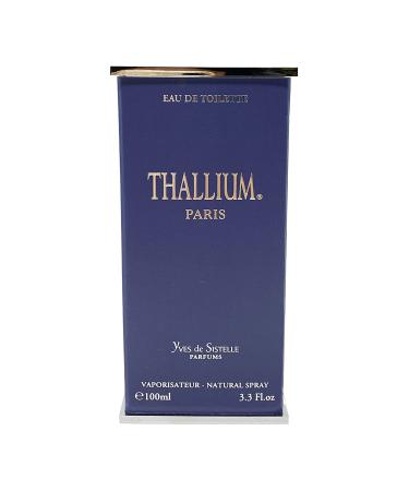 New Thallium By Yves De Sistelle 3.3/3.4oz. Edt Spray for Men New in Box