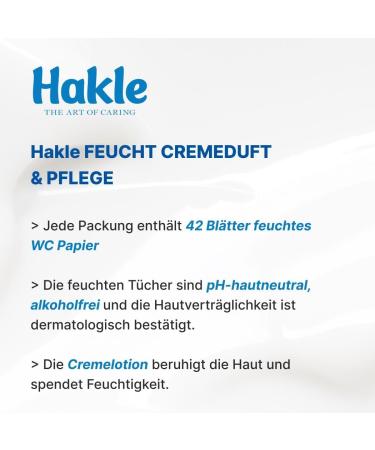 Hakle Moist Cream Fragrance & Care - 12 Packs | Premium International Shipping - Buy Online on GoSupps.com