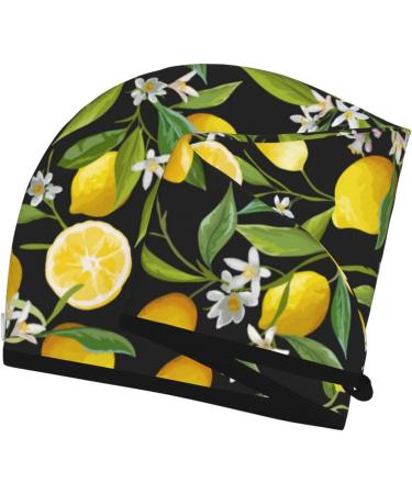 Super Absorbent Lemon Microfiber Hair Towel Wrap - Quick Dry Soft Coral Velvet for Long Curly Thick Hair | International Shipping - Buy Online on GoSupps.com