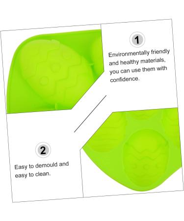 Alipis 1pc Easter Egg Cake Mold Candy Gummies Silicone Chocolate Molds Easter Silicone Mould Easter Egg Decorations Egg Shape Silicone Molds Easter Cakes Mold Silica Gel Biscuit Soap Mold 26.5X16.5CM Green - Buy Online on GoSupps.com