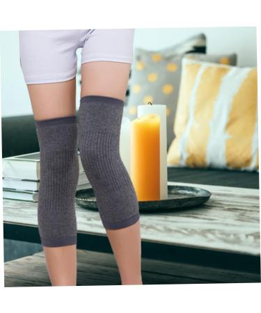Shop Thermal Cashmere Wool Leg Warmers for Men & Women | Knee Brace Support for Tendonitis Pain Relief & Cycling Recovery - Buy Online on GoSupps.com