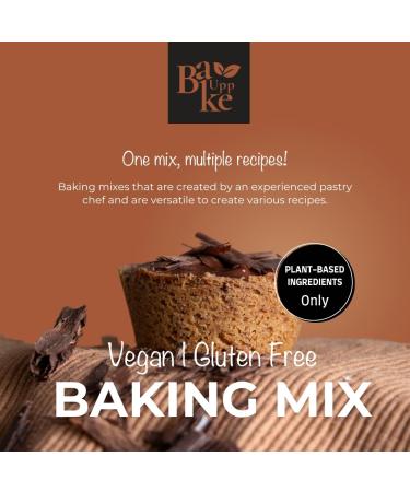 Buy Bakeupp Vegan Cookies & Tart Baking Mix - Gluten-Free Plant-Based Easy to Prepare - 900g - Egg Milk Soy and Maize-Free - Buy Online on GoSupps.com