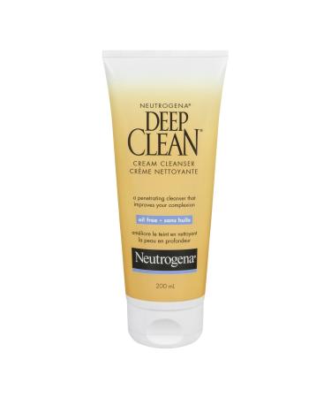 Neutrogena Deep Clean Face Wash Oil Free Cream Facial Cleanser 200 mL Cream Cleanser