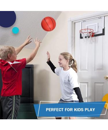 5 Inch PVC Mini Basketball Set - Soft Rubber Replacement Balls for Over Door Basketball Hoop - Includes 3 Balls and Air Pump - Ideal for Adults & Kids - Red - Buy Online on GoSupps.com