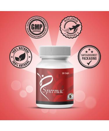 Ayush Remedies Spermac Capsules with Tribulus Terrestris Linn Asphaltum Panjabinum 60 Capsules 1 Month Supply - Buy Online on GoSupps.com