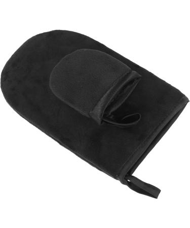 minkissy Gel Nails 4 Sets Tanning Gloves Sponge Black Flocking Gelnails - Buy Online on GoSupps.com