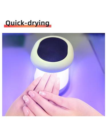 Mini LED UV Nail Dryer - Portable Fast-Drying Lamp for Gel Polish | USB Individual Fingertips | Manicure Tools (Black) - Buy Online on GoSupps.com