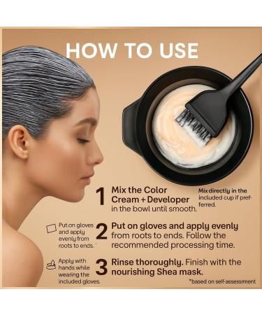 BIONDA Professional Permanent Hair Dye Color Cream 43 Golden Brown 200 ml double pack keratin & moringa care longlasting intense color with shine 100 gray coverage - Buy Online on GoSupps.com