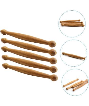 5-St Wood Massage Device - Chinese Spa Acupuncture Rod Foot Massager & Full Body Pressure Point Tool - Buy Online on GoSupps.com