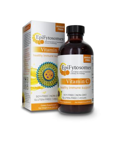 Liposomal Vitamin C Nature s Answer EpiFytosomes Vitamin C 1 000 mg per Serving - Vegan Dietary Supplement - Soy Gluten Free Non GMO - Ideal for Healthy Immune Support - 6 mL (40 Servings per Bottle)