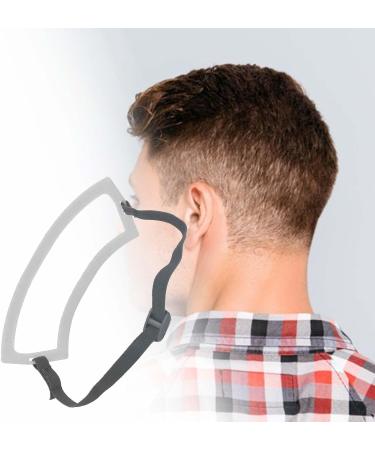 Red Neck Hair Template - Precision Hands-Free Haircut Guide for Family Neckline Shaving | Best Hair Cutting Tool - Buy Online on GoSupps.com
