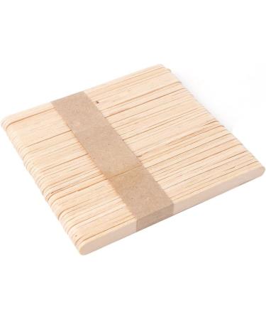 Manyo 50 Disposable Wooden Sticks - Wax Hair Removal Tongue Depressor & Bamboo Depilatory Kit Accessories | International Shipping Available - Buy Online on GoSupps.com