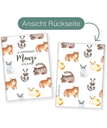Personalized Wilhelm Fell Case for EU Pet ID Card | Custom Name & Birthdate | Perfect Gift for Pet Owners | Protective Cover for Pet ID (Mauzi) - Buy Online on GoSupps.com