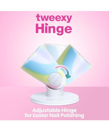 tweexy Hinge Untippable Nail Polish Bottle Holder | Anti-Spill Stand with Smartgrip Airlock Suction | Unicorn Nail Art Tools & Accessories - Buy Online on GoSupps.com