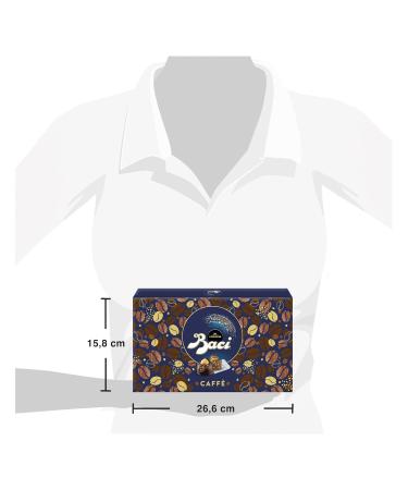 Baci Perugina Praline Box - 12 Hazelnut & Coffee Pralines (150g) | International Shipping - Buy Online on GoSupps.com
