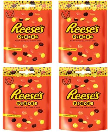 Reese's Pieces Peanut Butter Pouch 90g (4) - Buy Online on GoSupps.com