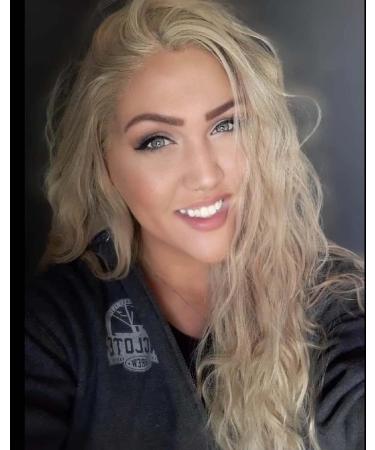 Buy Xiweiya 24# Blonde Lace Front Wig - Long Loose Wave Synthetic Hair for Women | Heat Resistant & International Shipping - Buy Online on GoSupps.com