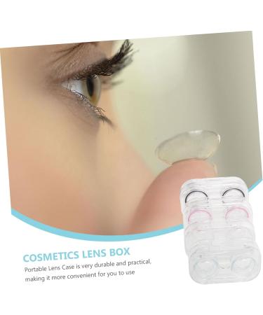 Partykindom 4er Box Contact Lens Container & Makeup Kit | Cleaning Set & Glasses Case for Lenses - Buy Online on GoSupps.com