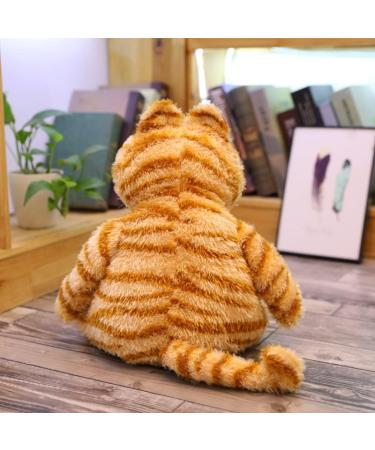 Fat Orange Cat Stuffed Animals Toy Lifelike Yellow Tabby Cat Kitty Toy Fat Orange Plush Tabby Cat Toy Lovely Fat Orange Cat Kitty Plushies Dolls Pillows for Kids Children Xmas Birthday Gift (11.8inch - Buy Online on GoSupps.com
