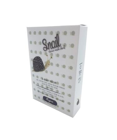 HAYAN K-Beauty Facial Mask - Tencel Brightening & Hydrating Sheet Mask with Snail Extract for Anti-Aging & Dark Spot Reduction - Buy Online on GoSupps.com