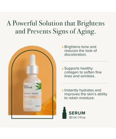 InstaNatural Vitamin C Serum 1 fl oz | Brighten & Revitalize Skin - Buy Online on GoSupps.com