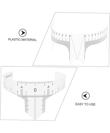 NOLITOY 10pcs Eyebrow Design Ruler Eyebrow Measurer Eyebrow Shape Ruler Measuring Ruler Eyebrow Trimming - Buy Online on GoSupps.com