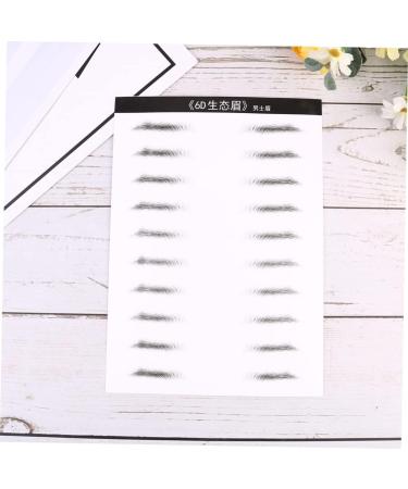 AUTSUPPL 2 Pairs Makeup Tools 4d Sticker Eyebrows Brow Kit Eye Brow Pencil Clear Black - Buy Online on GoSupps.com