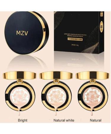 MZV Air Cushion BB Cream Waterproof Foundation Water Bead Tricolor Latte Concealer Cushion Moisturizing Air Cushion CC Creams (1 Pack Bright White) 1 count (Pack of 1) Bright White - Buy Online on GoSupps.com