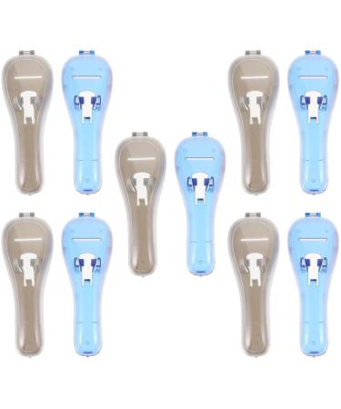 FRCOLOR 10 STK razor storage box Razor holder Storage case for razor holder for bare rasisers Razor blades for men razor for men electrically safe travel 1 piece (1 Pack) blue graux5stk