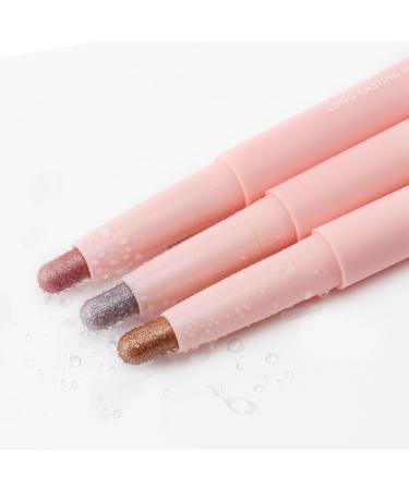 Boobeen Glitter Eye Shadow Stick - Waterproof Long Lasting Cream Highlighter & Eye Brightener 03# | Shop Internationally - Buy Online on GoSupps.com