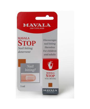 Mavala Stop Deterrent Nail Polish Treatment | Nail Care to Help Stop Putting Fingers In Your Mouth | Bitter Taste| Easy Application | For Ages 3+ | 0.17 oz