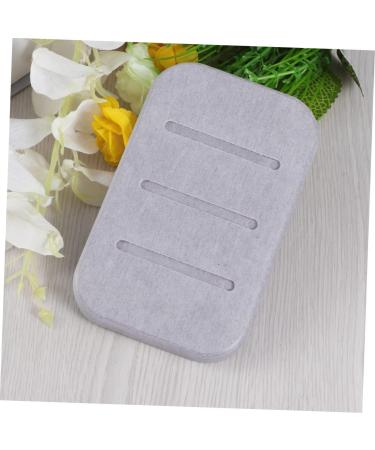 OUNONA Soaps 2pcs Home Things Housewares Home Stuff Diatomite Soap Pad Skid Resistance Soap Pad Safe Soap Dish for Soap Container Soap Holder Absorb Water Japan White Soapdish - Buy Online on GoSupps.com