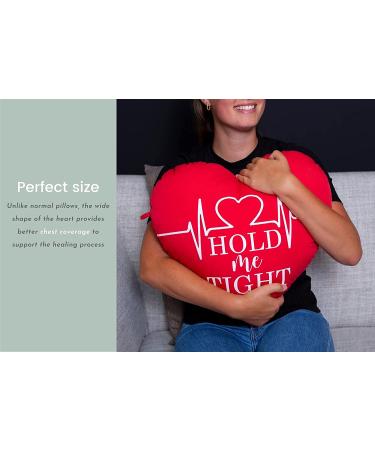 MOYOAMA Heart Surgery Recovery Pillow - Ideal Post-Op Pillow for Bypass, Open Heart & Transplant Surgeries - Comfortable Support for Coughing - Great Gift for Healing Process - Buy Online on GoSupps.com